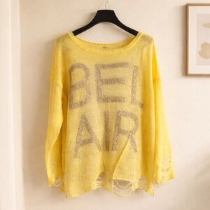 Yellow Women's Sweatshirt